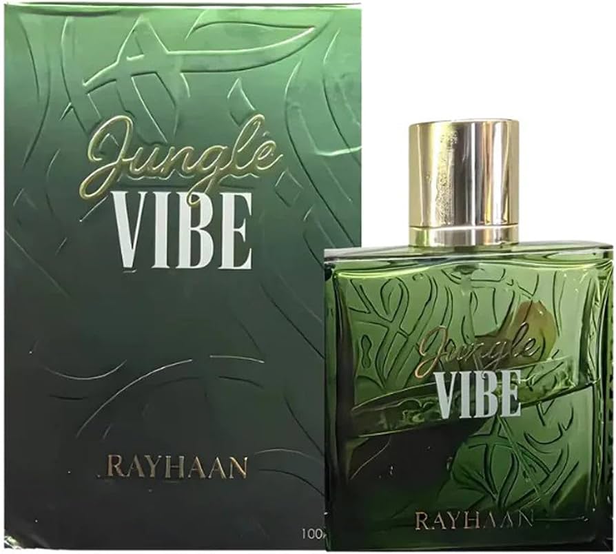Rayhaan Jungle Vibe – Rayhaan | Perfume Árabe Unisex Fresco, Verde y Amaderado con Higo, Pomelo, Bergamota y Sándalo