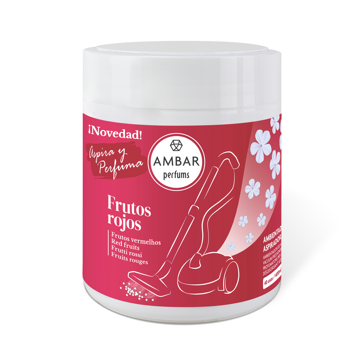AMBIENTADOR ASPIRADORA FRUTOS ROJOS - Ambar