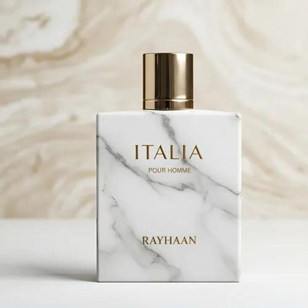 ITALIA POUR HOMME– Rayhaan | Perfume Árabe Masculino Dulce, Elegante y Seductor