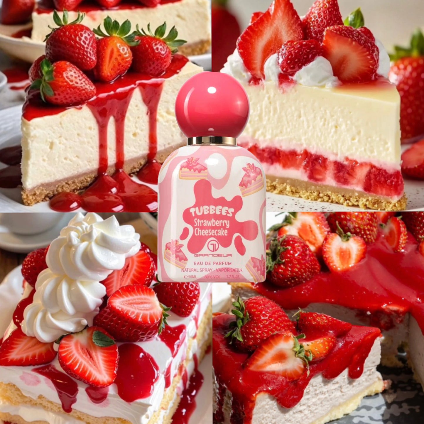 TUBBEES STRAWBERRY CHEESECAKE - Grandeur