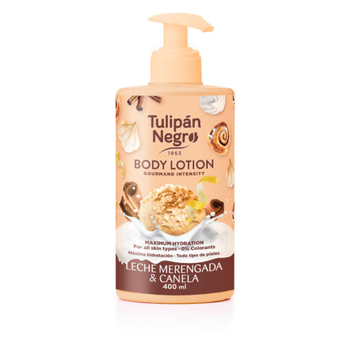 Body lotion LECHE MERENGADA Y CANELA TULIPÁN NEGRO