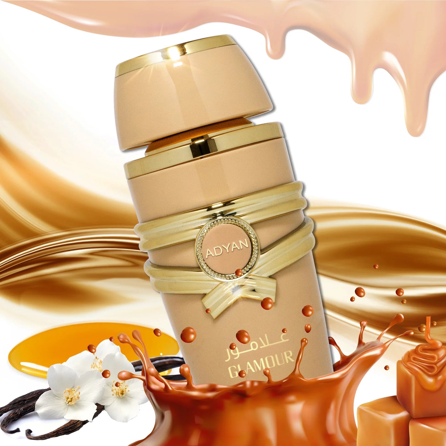 perfume dulce caramelo miel vainilla Glamour Adyan