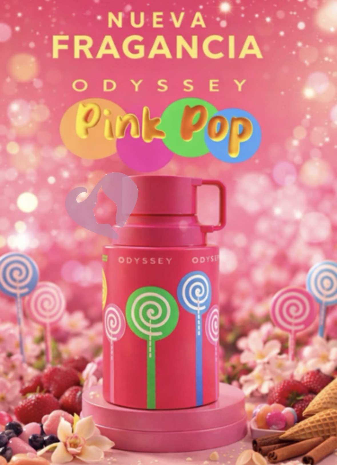 Odyssey Pink Pop Eau de Parfum – Perfume Dulce Afrutado para Mujer