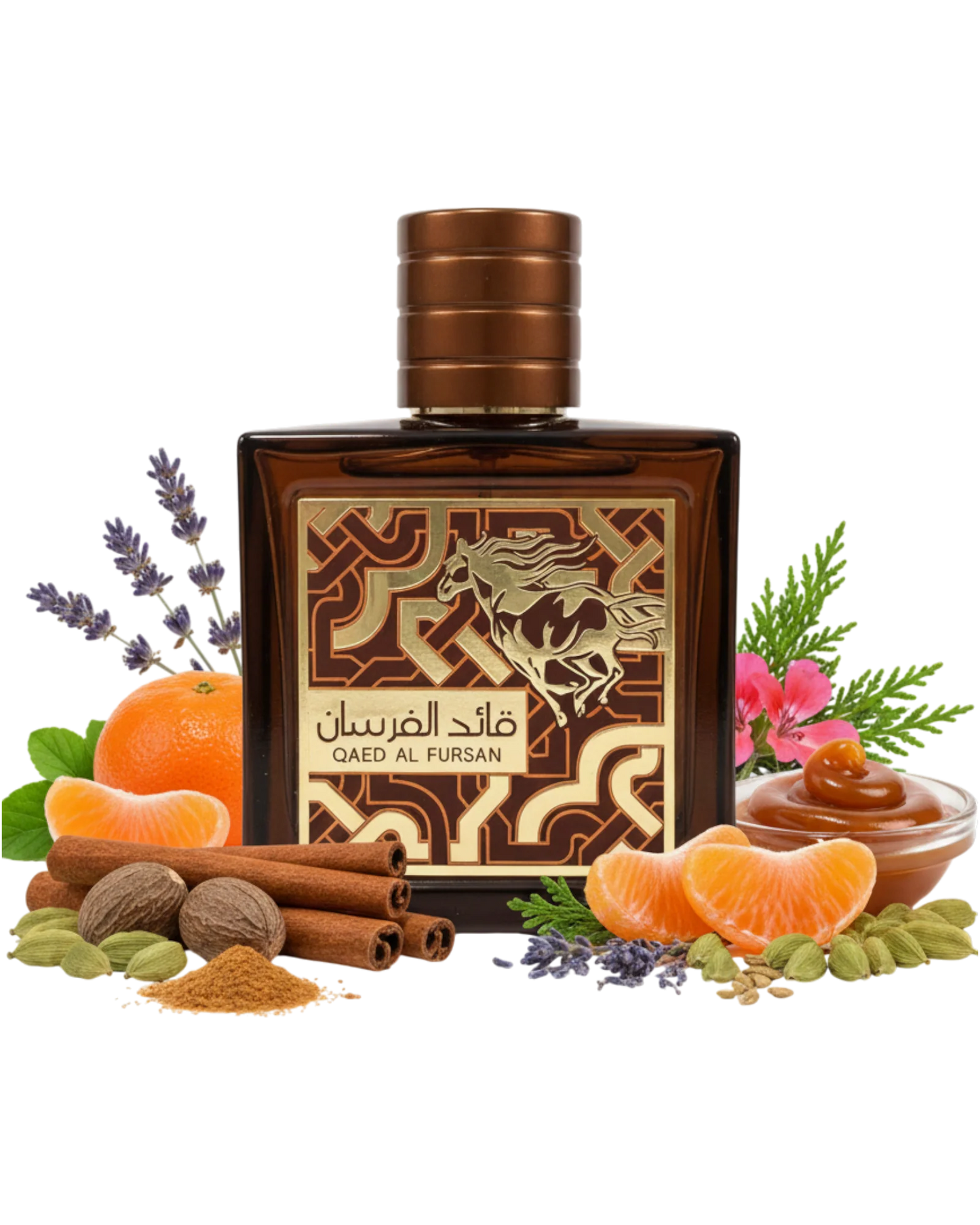 QAED AL FURSAN UNTAMED - Lattafa | Perfume Árabe Masculino Amaderado, Especiado y Elegante