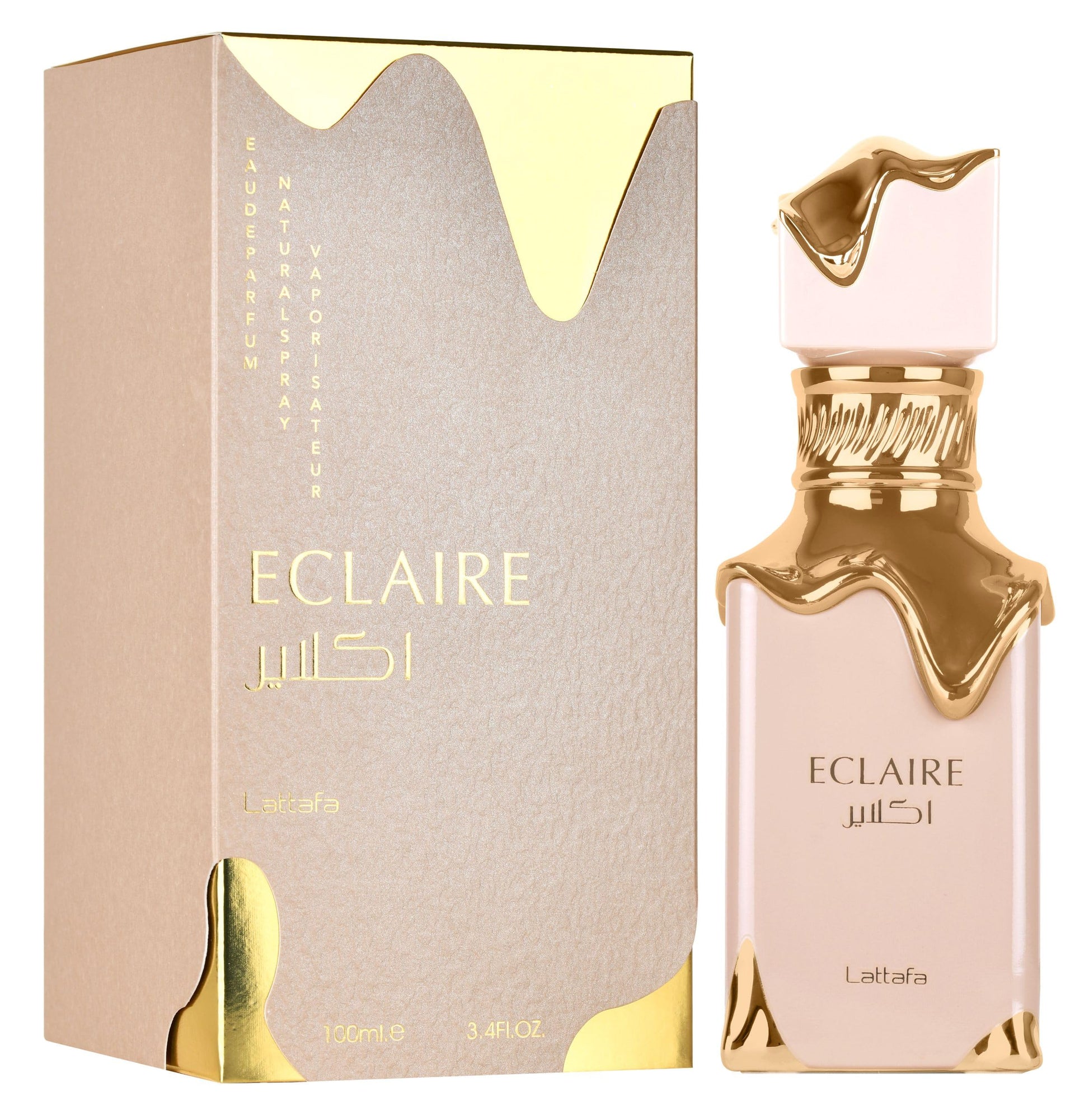 Eclaire Lattafa perfume gourmand de vainilla caramelo y leche 100ml