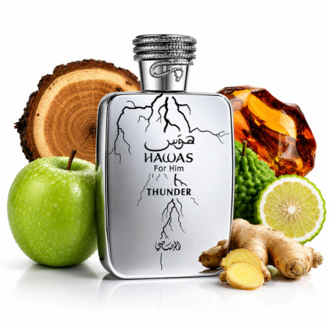Rasasi Hawas Thunder perfume masculino fresco y especiado
