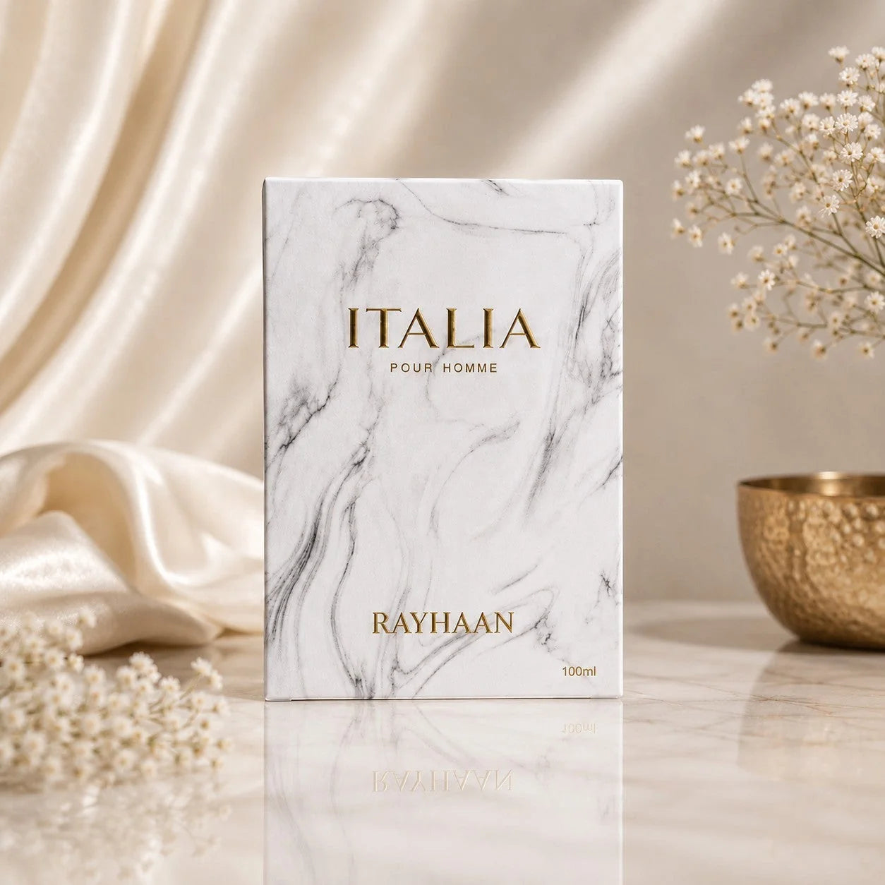 ITALIA POUR HOMME– Rayhaan | Perfume Árabe Masculino Dulce, Elegante y Seductor