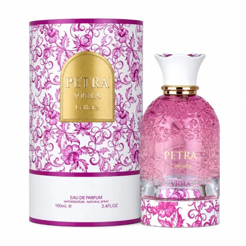 PETRA VIOLA – Lattafa | Perfume Árabe Femenino Floral, Afrutado y Dulce