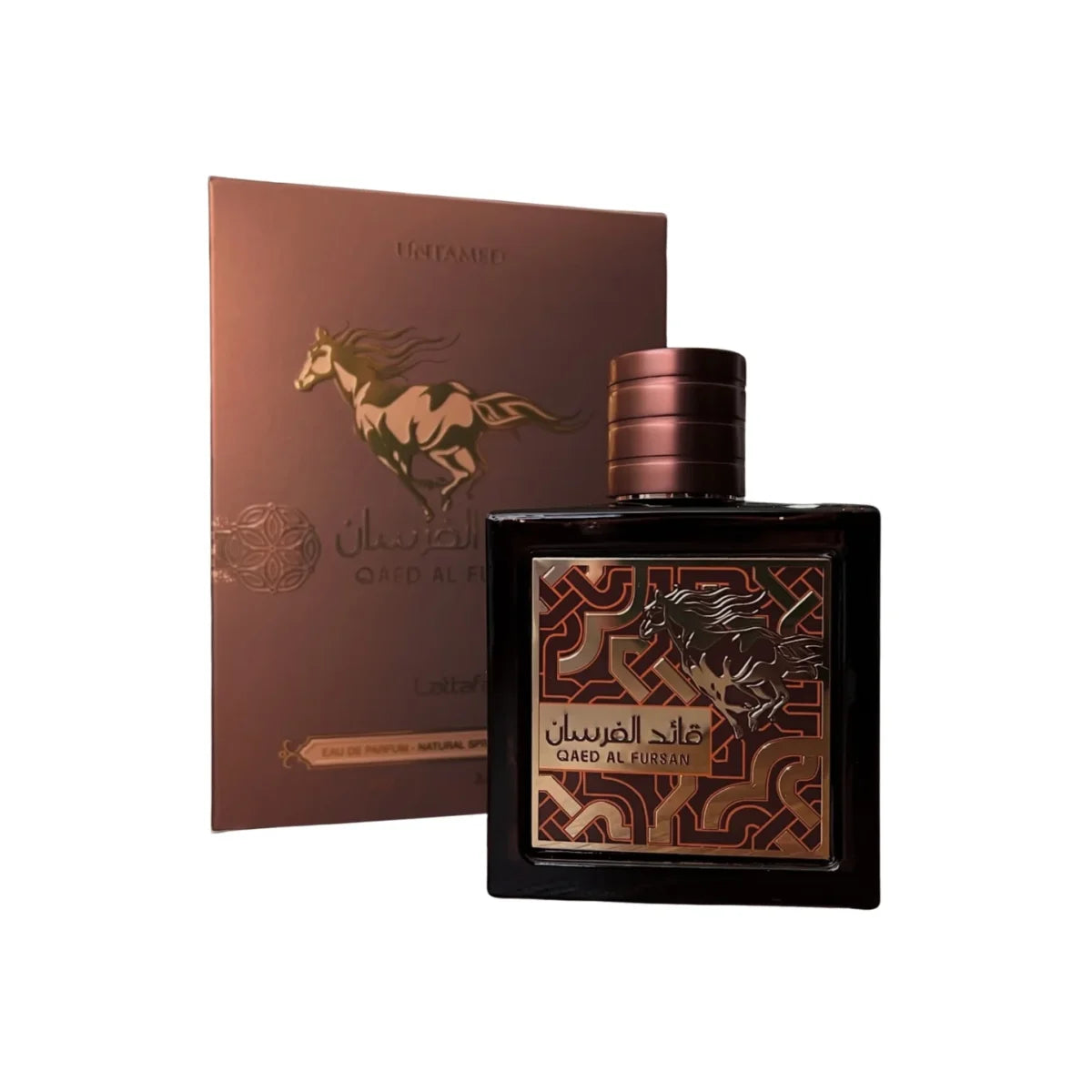 QAED AL FURSAN UNTAMED - Lattafa | Perfume Árabe Masculino Amaderado, Especiado y Elegante