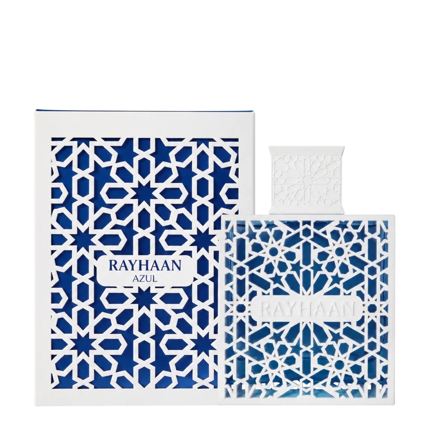 Rayhaan Azul perfume acuático y cítrico para uso diario
