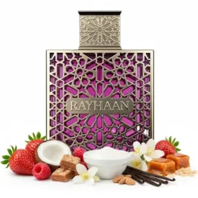 RAYHAAN KISS – Perfume dulce, cremoso y adictivo con toque gourmand