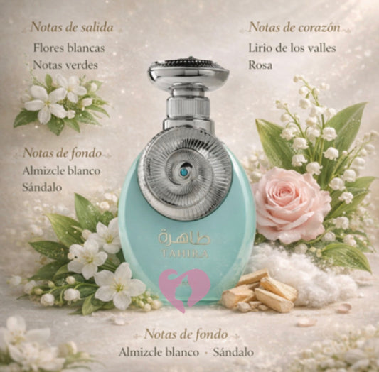 perfume floral limpio flores blancas almizcle mujer