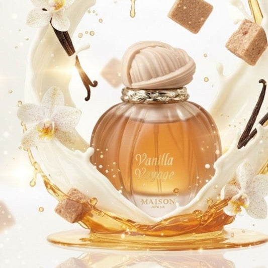 Vanilla Voyage perfume gourmand de vainilla miel y caramelo